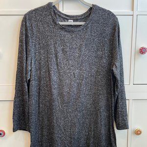 Large long sleeve tunic shirt